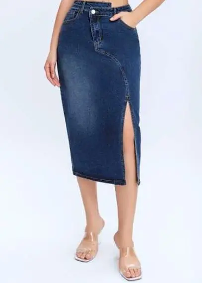 FALDA LARGA STRETCH JR24-653
